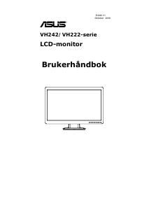 Bruksanvisning Asus VH242H-P LCD-skjerm