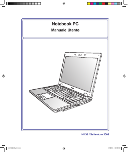 Manuale Asus B80A Notebook
