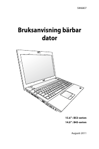 Bruksanvisning Asus B53E Pro Advanced Bärbar dator