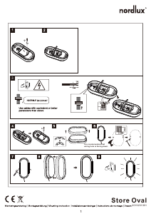 Manuale Nordlux Store Oval Lampada