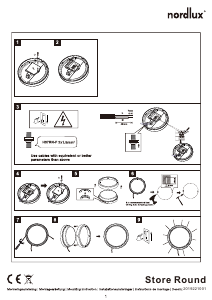 Manual Nordlux Store Round Lamp