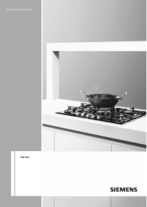 Manual Siemens EB615HB80E Hob