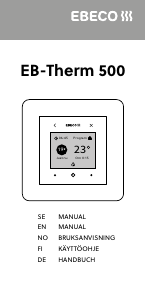 Bedienungsanleitung Ebeco EB-Therm 500 Thermostat