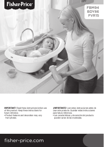 Manual de uso Fisher-Price BDY86 Baño de bebe