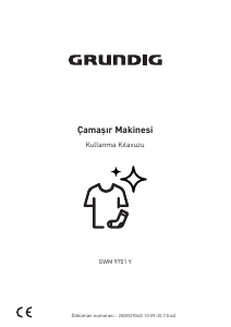 Kullanım kılavuzu Grundig GWM 9701 Y Çamaşır makinesi