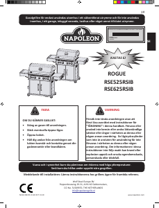 Bruksanvisning Napoleon RSE525RSIB Rogue Utegrill