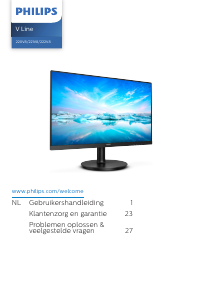 Handleiding Philips 221V8LS LED monitor