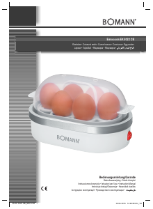 Manual Bomann EK 5022 CB Egg Cooker