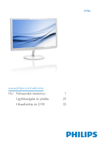 Handleiding Philips 277E6QSW LED monitor