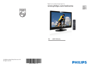 Handleiding Philips 230T1SB LED monitor