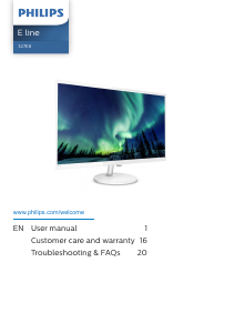 Handleiding Philips 327E8QSW LED monitor