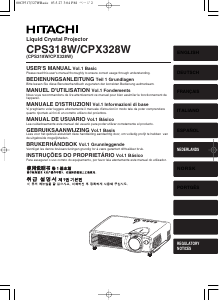 Handleiding Hitachi CPS318W Beamer