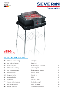 Manual Severin PG 8119 Barbecue