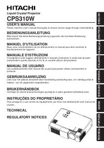 Handleiding Hitachi CPS310W Beamer