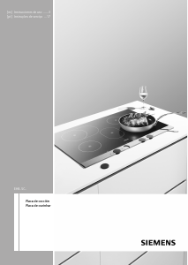 Manual de uso Siemens EH801SC11 Placa