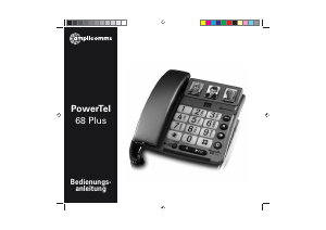 Bedienungsanleitung Amplicomms PowerTel 68 Plus Telefon