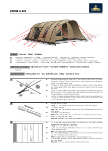 Mode d’emploi Nomad Lodge 6 Air Tente