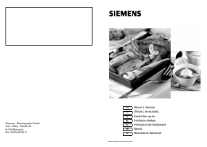 Priročnik Siemens ER326AB70E Grelna plošča