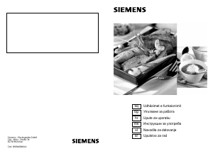 Priročnik Siemens ER326BB70E Grelna plošča