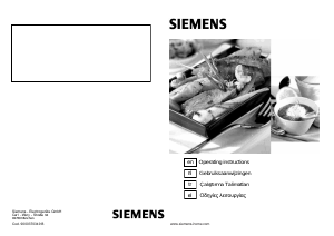 Manual Siemens ET375GC11E Placa