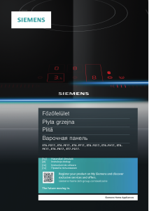 Руководство Siemens ET645FF17E Варочная поверхность