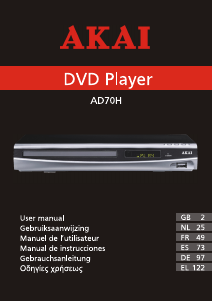 Handleiding Akai AD70H DVD speler