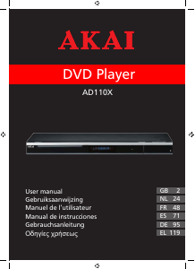 Handleiding Akai AD110X DVD speler