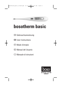 Manual Boso Bosotherm Basic Thermometer