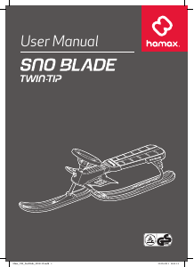 Manual de uso Hamax Sno Blade Trineo