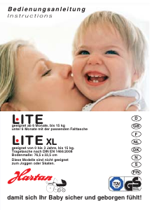 Mode d’emploi Hartan Lite XL Poussette