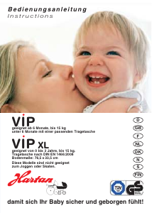 Mode d’emploi Hartan VIP XL Poussette