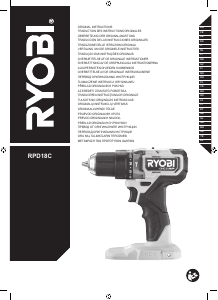 Bruksanvisning Ryobi RPD18C Drill-skrutrekker
