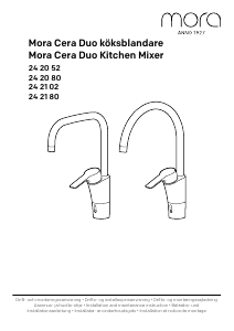 Manual Mora Cera Duo Faucet