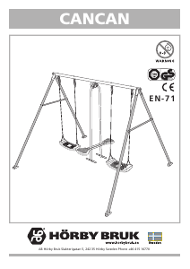 Bedienungsanleitung Hörby Bruk Cancan Schaukel