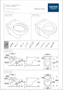 Használati útmutató Grohe 39427000 WC