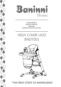 Manual Baninni Ugo Baby High Chair