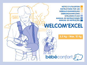 Manual Bébé Confort Welcom Excel Baby Carrier