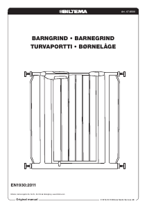 Bruksanvisning Biltema 47-8500 Babygrind