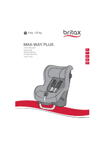 Brugsanvisning Britax Max-Way Plus Autostol
