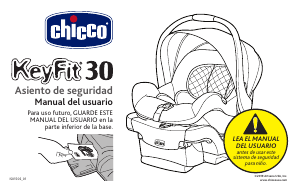 Manual de uso Chicco KeyFit 30 Asiento para bebé