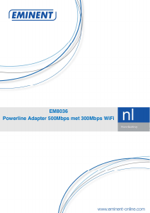 Handleiding Eminent EM8036 Powerline adapter