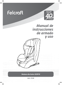 Manual de uso Felcraft Z-20 Asiento para bebé