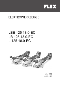 Manuál Flex LB 125 18.0-EC Úhlová bruska