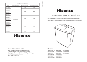 Manual de uso Hisense WSA1302P Lavadora
