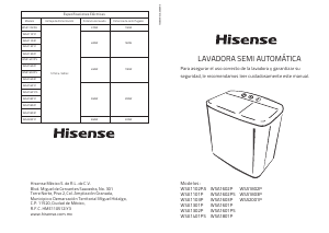 Manual Hisense WSA1801P Washing Machine