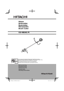 Käyttöohje Hitachi CG 40EAS (P) Raivaussaha