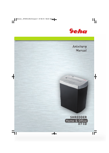 Kullanım kılavuzu Geha Home and Office X7CD Kağıt öğütücü