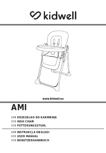 Manual Kidwell Ami Baby High Chair