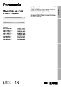 Priročnik Panasonic CS-BE25TKE1 Klimatska naprava