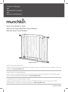 Manual Munchkin Modern Baby Gate